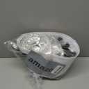 Cuffbow 4 Pcs Astronaut Costume Kids for Halloween, Space Helmet Jumpsuit Gloves Shoe Covers Set for Child Teen Boys (10-12 Years, Silver)