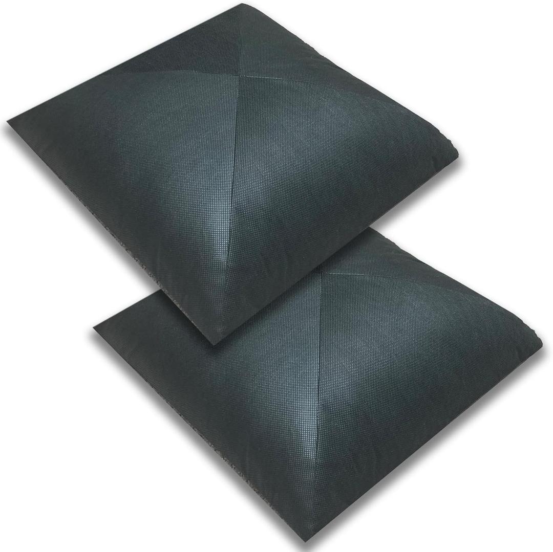 Stratiform Miracle Cushion Cure Fixes Severely Sagging Cushions, Heavy Duty Couch Cushion Support Board with Padded Dome, 2 Pads, 15.5x15.5x4 (x2), Couch Support, Extends Couch Life, Made in USA (Set of 2)