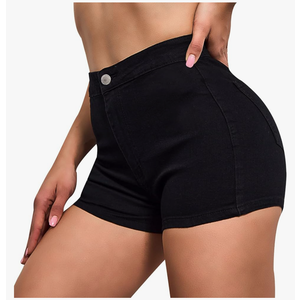 VIPONES Jeans Shorts Womens High Waisted Stretchy Sexy Butt-Lifting Hot Denim Shorts XS