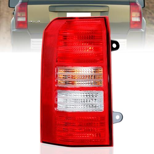 Boine Left Side Tail Light Compatible With 2008-2017 Jeep Patriot Rear Light Brake Lamps Replace 5160365AG - Bulb Included (Left Driver Side)