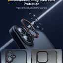 JUESHITUO for iPhone 16 Plus Case with 1X Screen Protector, [Tailored for MagSafe] [Mil-Grade Shockproof Defense] with Integrated Lens Protection Translucent Matte Phone Case for iPhone 16 Plus, Black