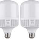 250W-300W Equivalent LED Bulb, Daylight 5000K 35W Commercial Retrofit, Super Bright 3500Lumen Garage Light, E26 Base for Warehouse, Area, Basement, Home - 2 Pack