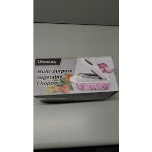 8 Blade All-in-1 Vegetable Chopper Mandoline Slicer with Container, Food Chopper, Onion Chopper, Veggie Cutter for Salad, Kitchen Gadgets Accessories Essentials, White