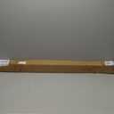 EXCLUSIVE HOME Crystal Ball 1" Curtain Rod and Coordinating Finial Set, Matte White, Adjustable 66"-120"