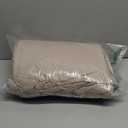 MooMee Bedding Duvet Cover Set 100% Washed Cotton Linen Like Textured Breathable Durable Soft Comfy (Heathered Tannish Linen Grey, Full 80"x90")