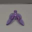 HOgardenME Glass Crystal Butterfly Ornaments Home Decoration Crafts Holiday Party, for Crystal Butterfly Figurines, Flying Butterfly Collectible Home Ornament Decor (Purple)