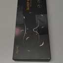 MZOO Luxury Sleep Mask for Back, Side Sleeper, Complete Light Blocking Sleeping Eye Mask Night Blindfold, 3D Zero Pressure & Spacious for Lash Extensions, Breathable Soft Eye Cover Flight Nap Travel (N-black (Silver Edge))