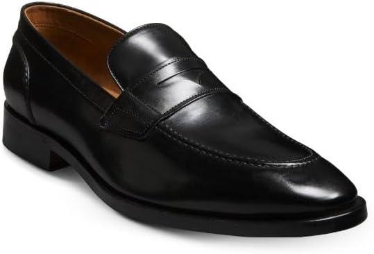 Allen Edmonds Mens Eli Penny Loafers (10, Black Leather)