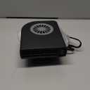 JILOUR Car Heater 12V, 2 in 1 Portable Car Heater Fast Heating Quickly Defrost Defogger Demister Heat Cooling Fan Auto Dryer Windshield Defroster Plug in Cigarette Lighter (N704)