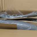 Office Chair, Mid Back Computer Ergonomic Mesh Desk with Larger Seat, Executive Height Adjustable Swivel Task with Lumbar Support and Armrests for Women Adults (Grey)