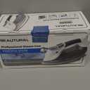 BEAUTURAL 1800-Watt Steam Iron with Digital LCD Screen, Double-Layer and Ceramic Coated Soleplate, 3-Way Auto-Off, 9 Preset Temperature and Steam Settings for Variable Fabric Gray