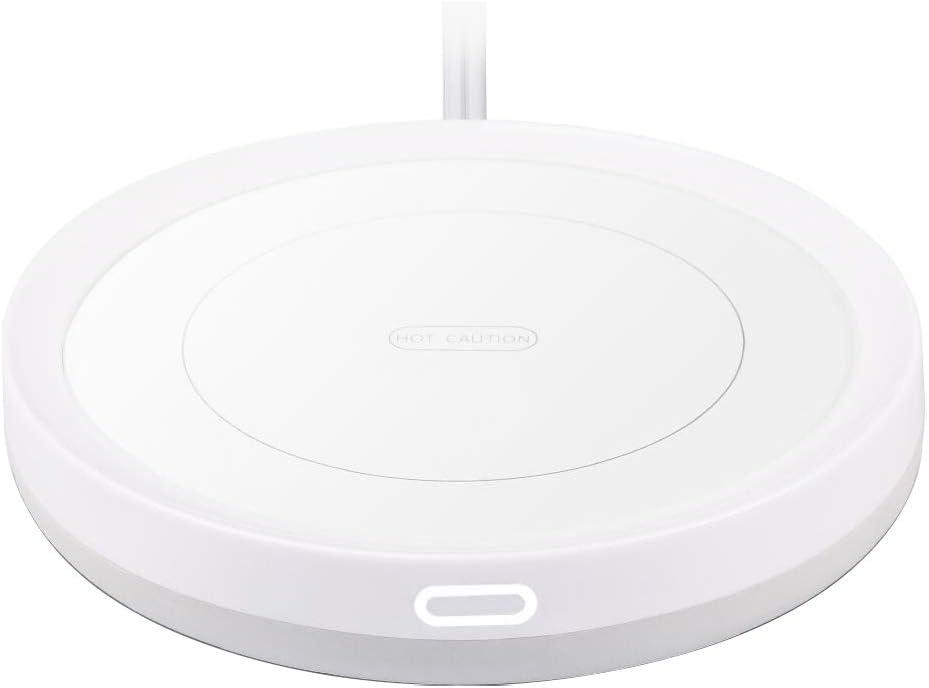 BESTINNKITS White Smart Coffee Auto On/ Off Gravity-Induction Mug Office Desk Use, Candle Wax Cup Warmer Heating Plate (Up to 131F/ 55C)