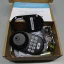 Veise Keyless Entry Door Lock, Electronic Keypad Deadbolt, Keyed Entry, Auto Lock, Anti-Peeking Password, Back Lit & Easy Installation Design, Matte Black