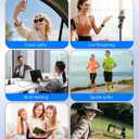 Wireless Vlog Selfie Monitor Screen: 4K 30fps Rear Camera Recording for Vlogging with iPhone Android , Built-in Speaker & Remote Zoom Selfies Magnetic Phone Monitor for TikTok YouTube Live Stream