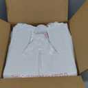 METRONIC 1000 Count White Thank You Bags with Handles, 11.5" x 6.5" x 21" Plastic Carry Bags for Retail, Supermarket, Grocery Shopping Bag for T-shirt Packaging, Takeout, Convenience Stores, in Bulk