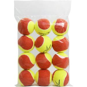 2 x Tennis Balls, Low Pressureless Tennis Balls for Beginners, Made of Premium Durable Felt, Idea for Little Beginner Practice (36Ft (75% Slower Speeds))