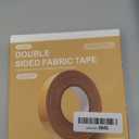 4 Pack 0.5 in x 33FT/10mDouble Sided Fabric Tape Heavy Duty for HemFashion Dress, Cloth CurtainsHigh Adhesive Sticky but Removable and Residue Free, No Sewing or Ironing NeedMultipurpose,