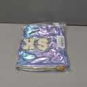 Hiroyuki Iridescent Makeup Bag, 14 inches Cosmetic Bag, Large Capacity Travel Pouch (Hair, blue)