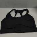 RUNNING GIRL Sports Bras for Women High Support,Racerback High Impact Grey Sports Bra Moulded Cup Workout Bra Push up, Large