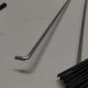 Fish Grill Basket, Large Fish Grilling Rack for Grill Fish Vegetables Shrimp, Folding Stainless Steel Grill Basket with Removable Wooden Handle & Basting Brush