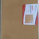 VIZ-PRO Large Cork Bulletin Board, 60 X 48 Inches, Wall-Mounted Corkboard with Silver Aluminium Frame for School, Office, and Home 5' X 4'