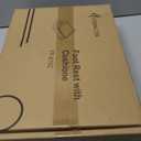 StrongTek Ergonomic Under Desk Footrest, 3 Adjustable Heights Wooden Office Footrest, Large Anti-Slip Surface, Improves Posture and Blood Circulation, up to 400lbs (Natural)