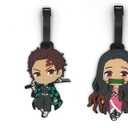 Cartoon/Anime Luggage Tag Suitcase ID Tag with Adjustable Strap (D Slayer)