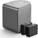 Airthereal Revive Electric Kitchen Composter, SHARKSDEN Tri-Blade, Turn Food Waste and Scraps into Dry Compost Fertilizer for Plants, R500 Gray