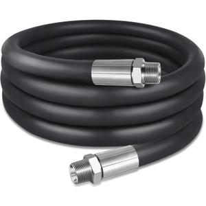 Boltigen 10FT 1inch Fuel Transfer Hose, Farm Pump Hose with Male NPT Fittings for Gasoline, Diesel, Biodiesel, Kerosene, Petroleum Oils