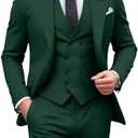 Mens Suit Slim Fit 3 Piece Double Breasted Suit Men Formal Tuxedo Set Casual Wedding Prom Groom Suits. size xxxl