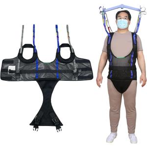 Patient Walking Sling for Standing Exercise,Lift Walking Sling Standing Aids for Patient Ambulation Training -Safety Loading Weight 550 Lbs (Medium (Pack of 1))