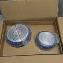 Kitchen Nonstick Saucepan Set - 1 Quart and 2 Quart Sauce Pan Set with Lid - Multipurpose Pots Set Use for Home Kitchen or Restaurant (Blue Granite)