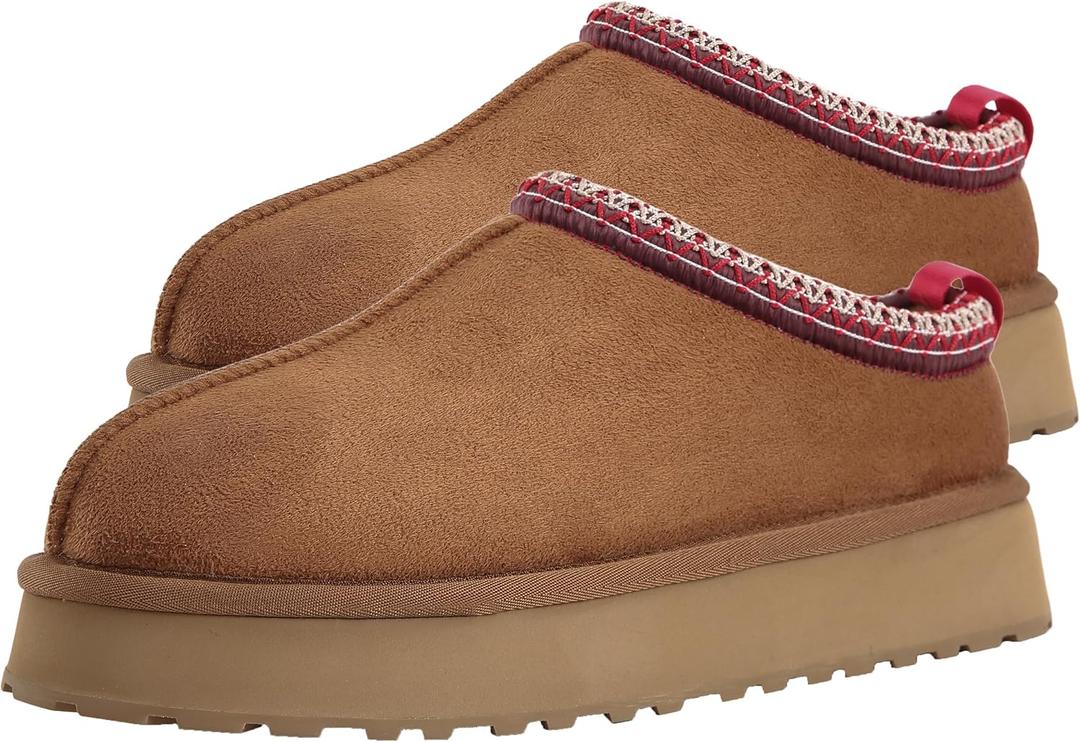 Forfoot Slippers for Women, House Slippers Snow Boots for Women Platform Boots Slipper Ankle Boots (8)