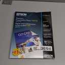 Epson Premium Presentation Paper MATTE (8.5x11 Inches, Double-sided, 50 Sheets) (S041568),Bright White