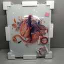 LMSDYSHU Tempered Glass Backsplash for Kitchen, Flamingo, Frameless, Stove Backsplash Protector for Wall,Easy to Clean, Home Decor (30"x24")