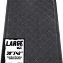 Front Door Mat Indoor Outdoor Entrance, 30" x 48" All-Season Heavy Duty Waterproof Doormat, Non-Slip Absorbent Entryway Mat, Easy to Clean, Low Profile Commercial Floor Mat for Indoor Outdoor