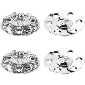 DewFlew 4Pcs Wheel Center Cap for 2009-2014 F150 2010-2014 Expedition Wheel Rim 181.6mm(7.15in) Chrome Hub Cap Wheel Cover