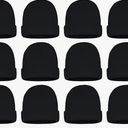 12 Pack Winter Beanie Hats, Unisex Thermal Toboggan Cold Weather Cuffed Caps Bulk Bundle (One Size, Black)