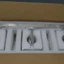 Modern Vanity Light 3-Lights Brushed Nickel Vanity Light Crystal Bathroom Wall Light Bathroom Light Fixtures
