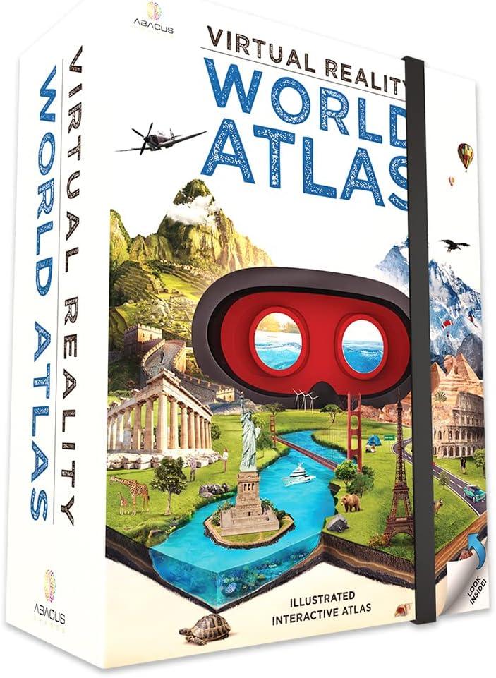 Abacus Brands Virtual Reality World Atlas Gift Box- Science Kit Ages 8-12