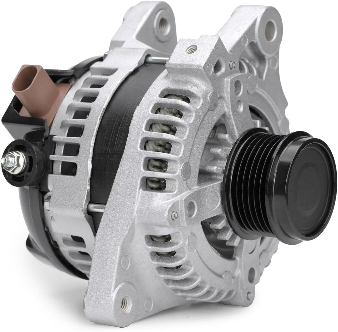 Alternator Compatible with Toyota Corolla Sedan 2014-2019 L4 1.8L - 125Amp 12V CW 6 Groove Pulley Replace# 27060-0T240 11776 104211-3300
