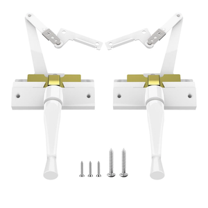 Split Arm Operator with Handle, Left and Right Hand Options, Compatible with Andersen A Series and 400 Series Perma-Shield Casement Windows from 1982 to 1995 White