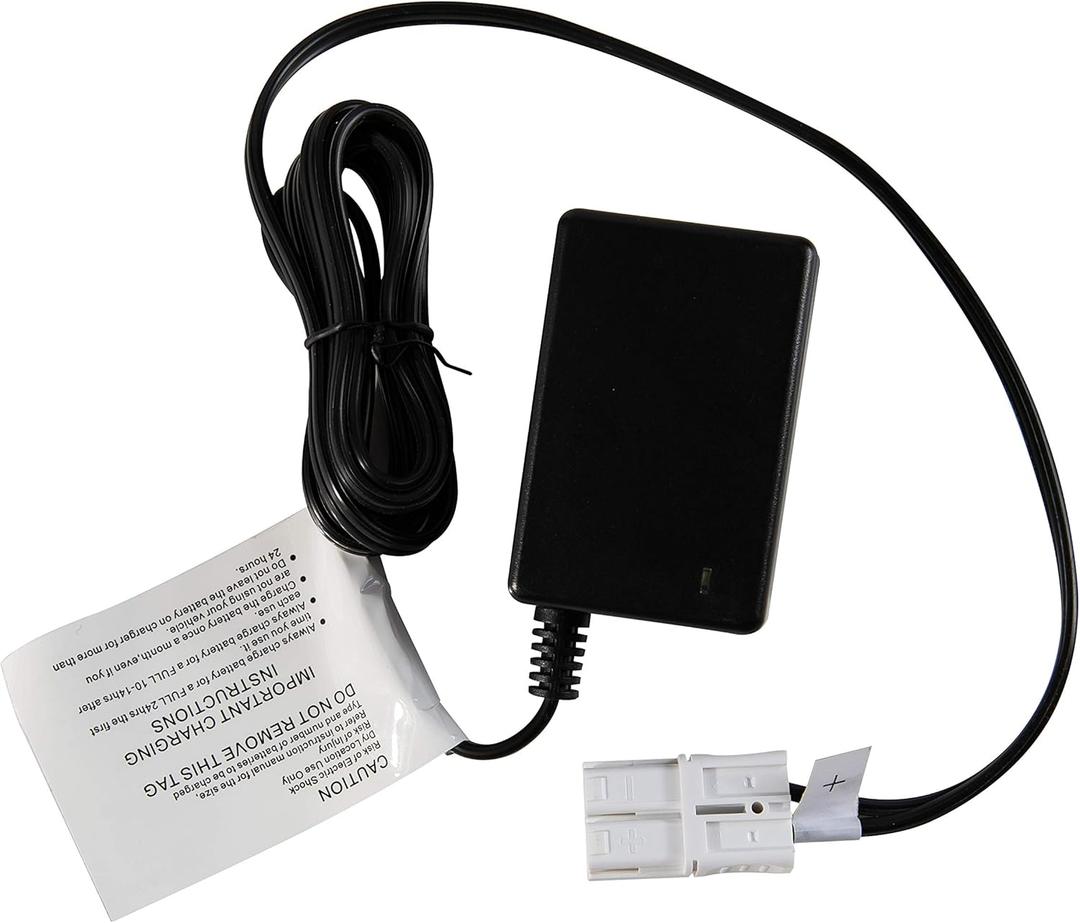 Ballon Pasic 24 Volt Battery Charger for Rollplay Turnado Monster Truck White Plug, 24V Kids Ride On Car Charger