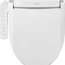 Brondell LT89 Electric Bidet Toilet Seat, Fits Elongated Toilets, White – Side Arm Control, Warm Water Wash, Strong Wash Mode, Stainless-Steel Nozzle, Nightlight and Easy Installation, 20.79"L x 18.5"W