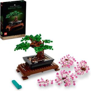LEGO Icons Bonsai Tree Building Set - Artificial Bonsai Tree Plants for Home Decor, Adults Ages 18+ - Faux, Fake Plants for Table, Desk, Office - Gift for Mother's Day - 10281