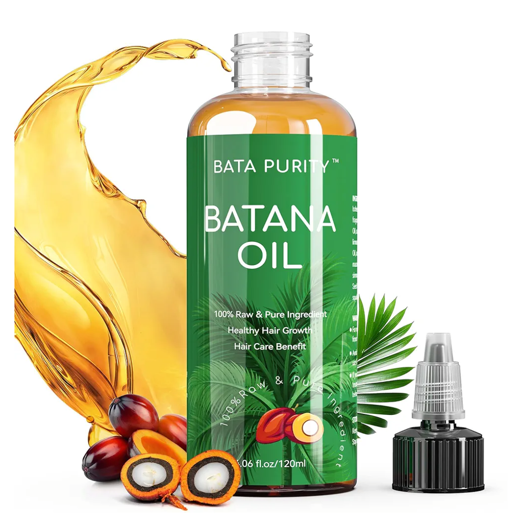 Batana Oil for Hair Growth - Pure and Natural Raw Batana Oil from Honduras, Organic Care for Hair Treatment & Skin, Deeply Nourishing Scalp Thickness 4.06 FL OZ/120ML Set of 3