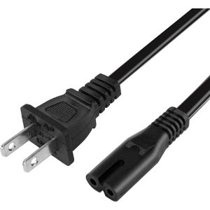 AC Power Cord for Xbox Series S/X, Xbox One S/X, PS5 /PS4 /PS4 Slim /PS3 Slim /PS3 Super Slim PlayStation 5 PlayStation 4 Slim 10 Feet 2 Prong Power Cable Replacement-UL Listed
