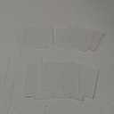 Senbota (Pack of 9) Acrylic Sheet Clear Cast for LED Light Base 5.9" x 5.1" x4 mm,Clear Square Casts Acrylic Blanks for DIY Laser Cutting Engraving Painting Drawing with Protective Film