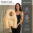 Mello Active Face Down Pillow After Eye Surgery – Vitrectomy & Retina Surgery Recovery Pillow for Face-Down Sleeping, Prone Support Cushion, Eye Surgery Recovery Equipment, One size fits all