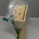 Wooden Knife Block Countertop Knife Holder Knife Organizer with Scissors-Slot for Kitchen